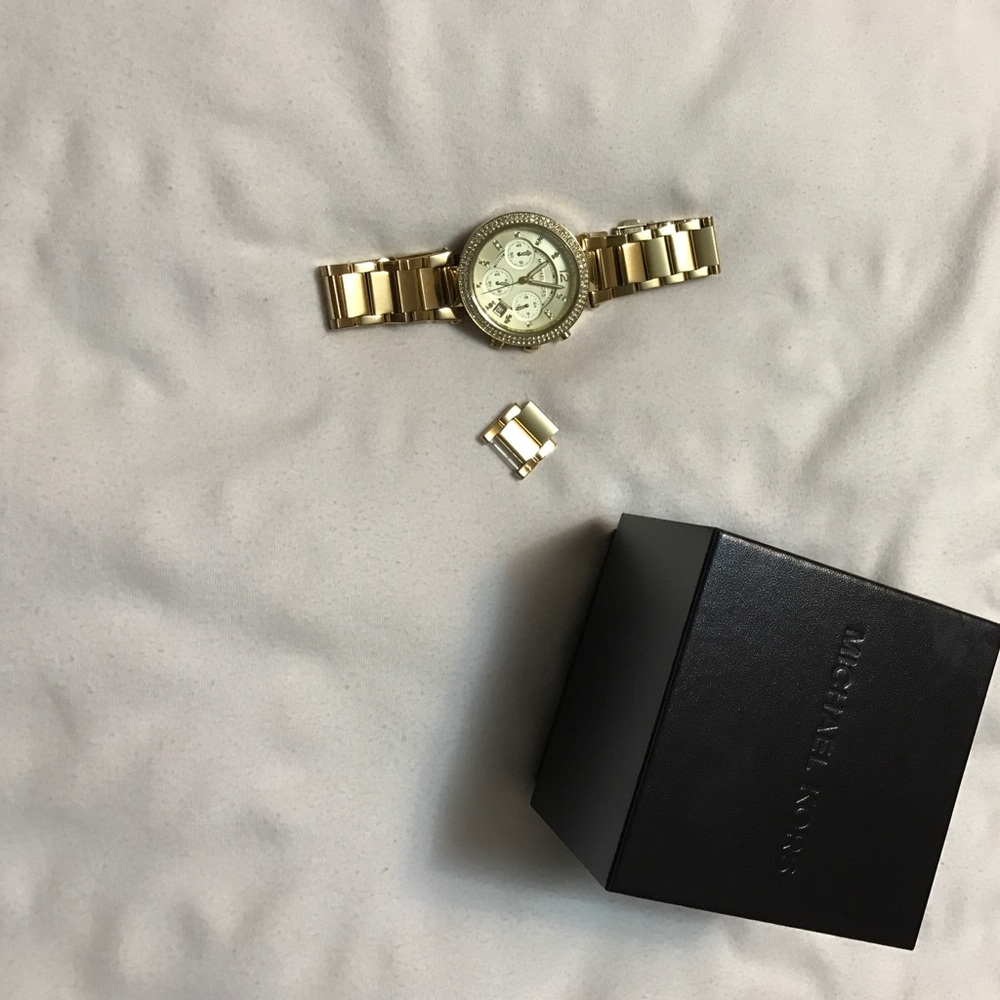 Michael kors brand new watch gold