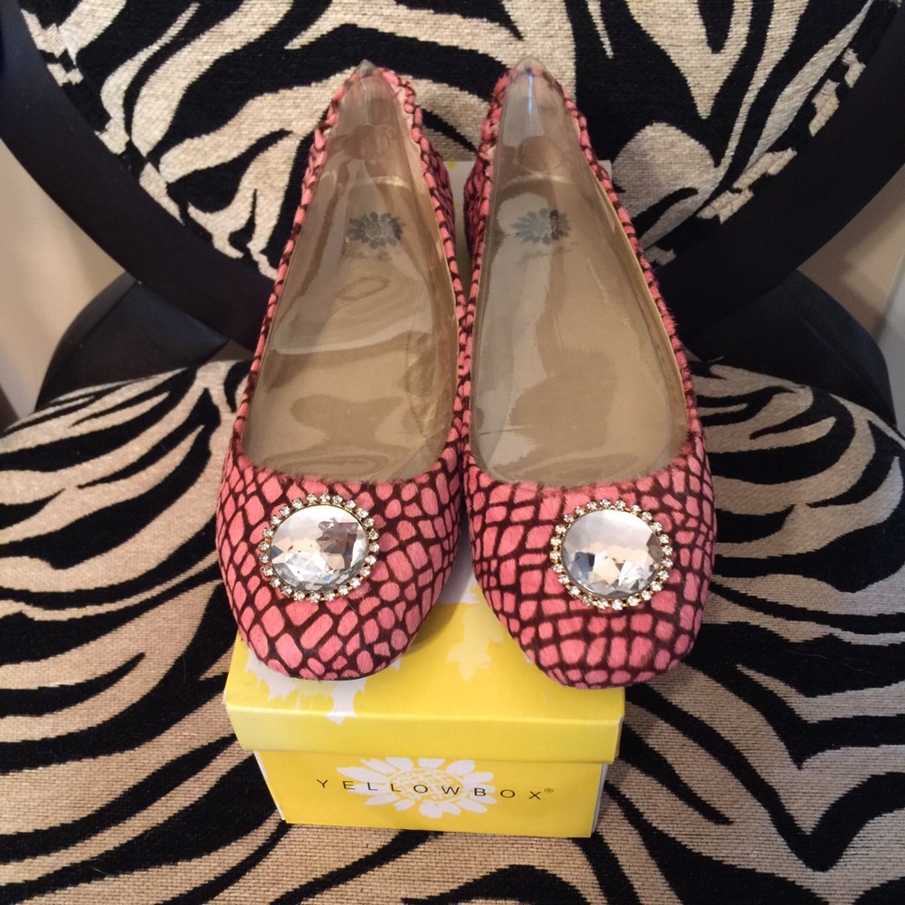 Yellow Box Sabrina Flats