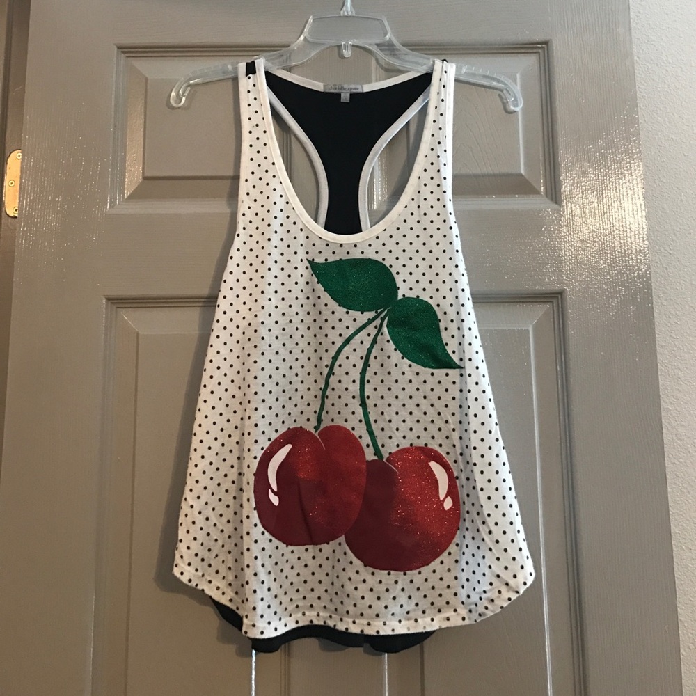 Cherry Polka Dot Top 🍒