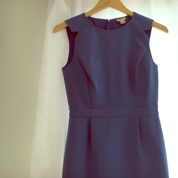 Jcrew 0 blue knee length dress - Picture 1 of 4