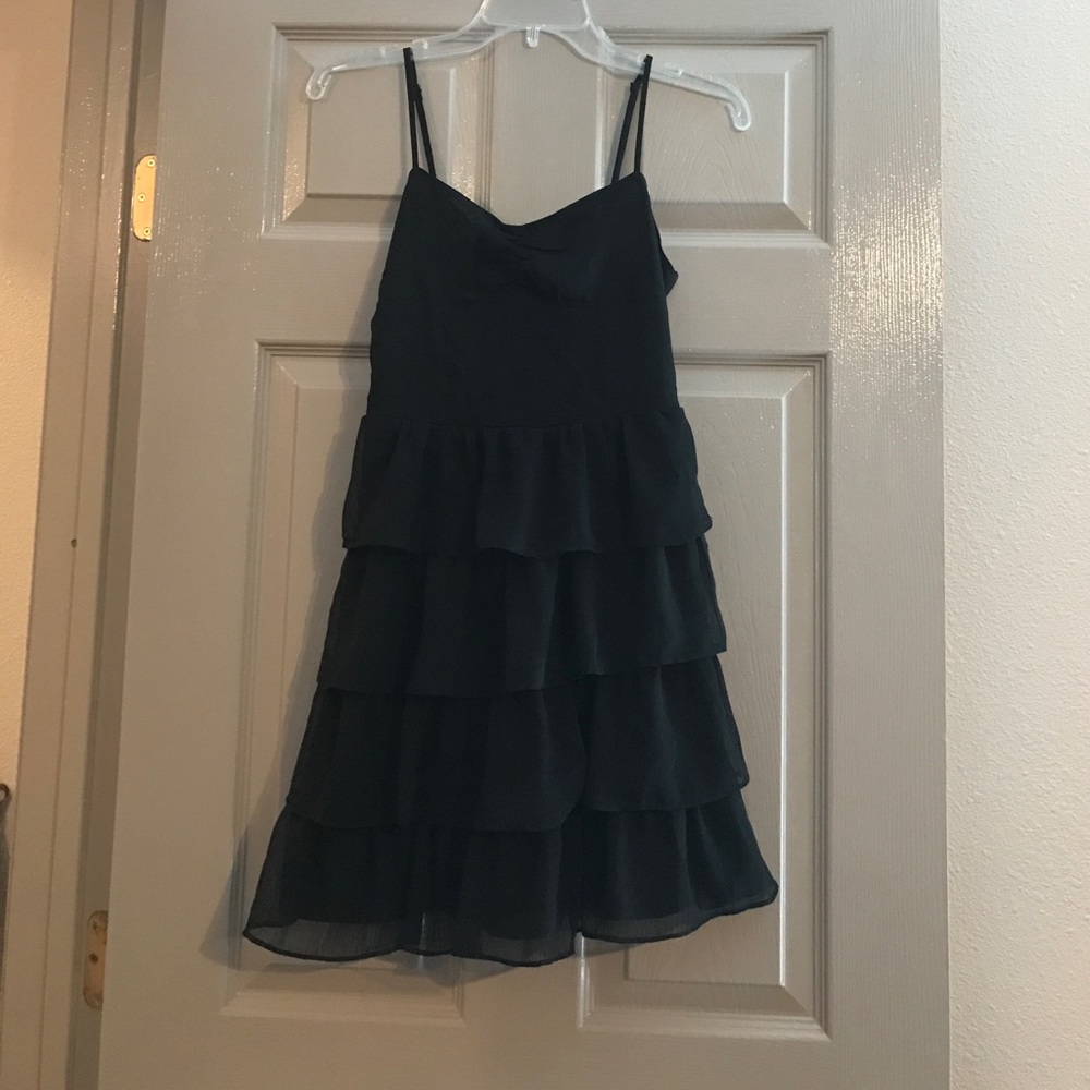 Little Black Dress with ruffles