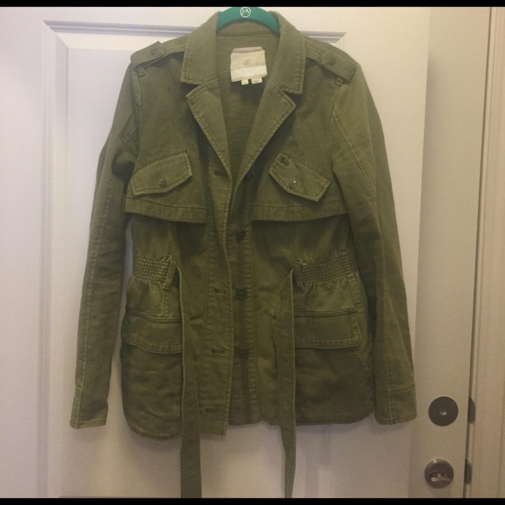 Hei Hei Green Army Jacket (From Anthropologie)