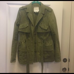Hei Hei Green Army Jacket (From Anthropologie)