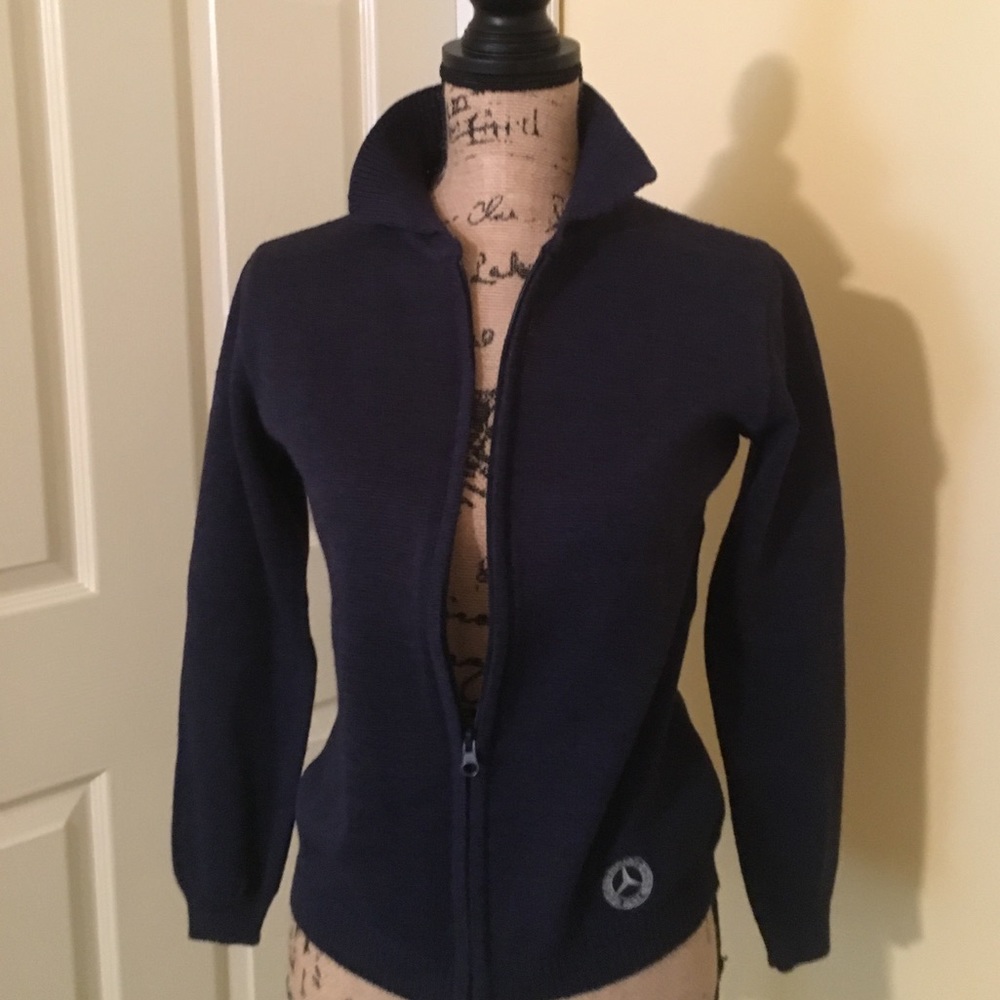 Mercedes-Benz zip up sweater