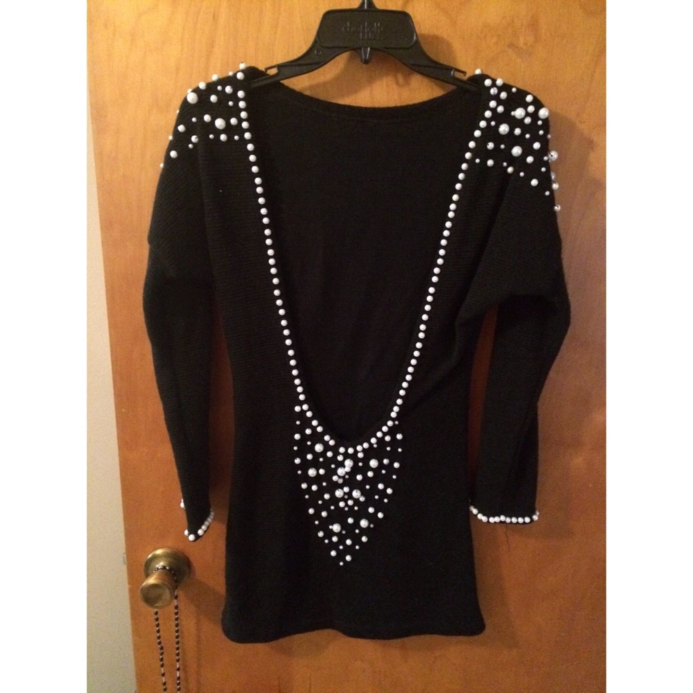 Open Back Sweater Dress