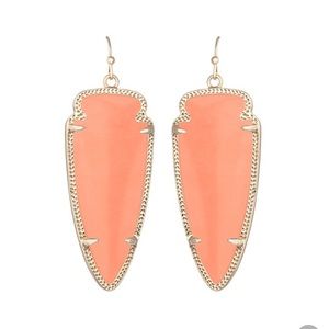 Kendra Scott skylar earring - coral NWOT