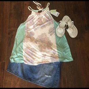Summery top  from Anthropologie.  Deletta  S