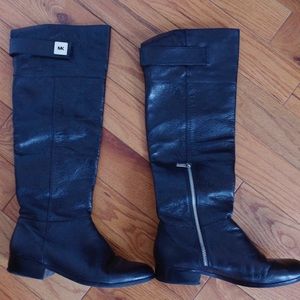 Michael Kors Black Knee High Boots