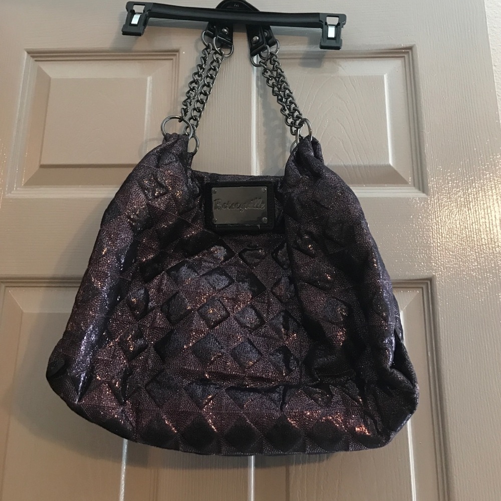 Betseyville Large Purple Sparkly Purse