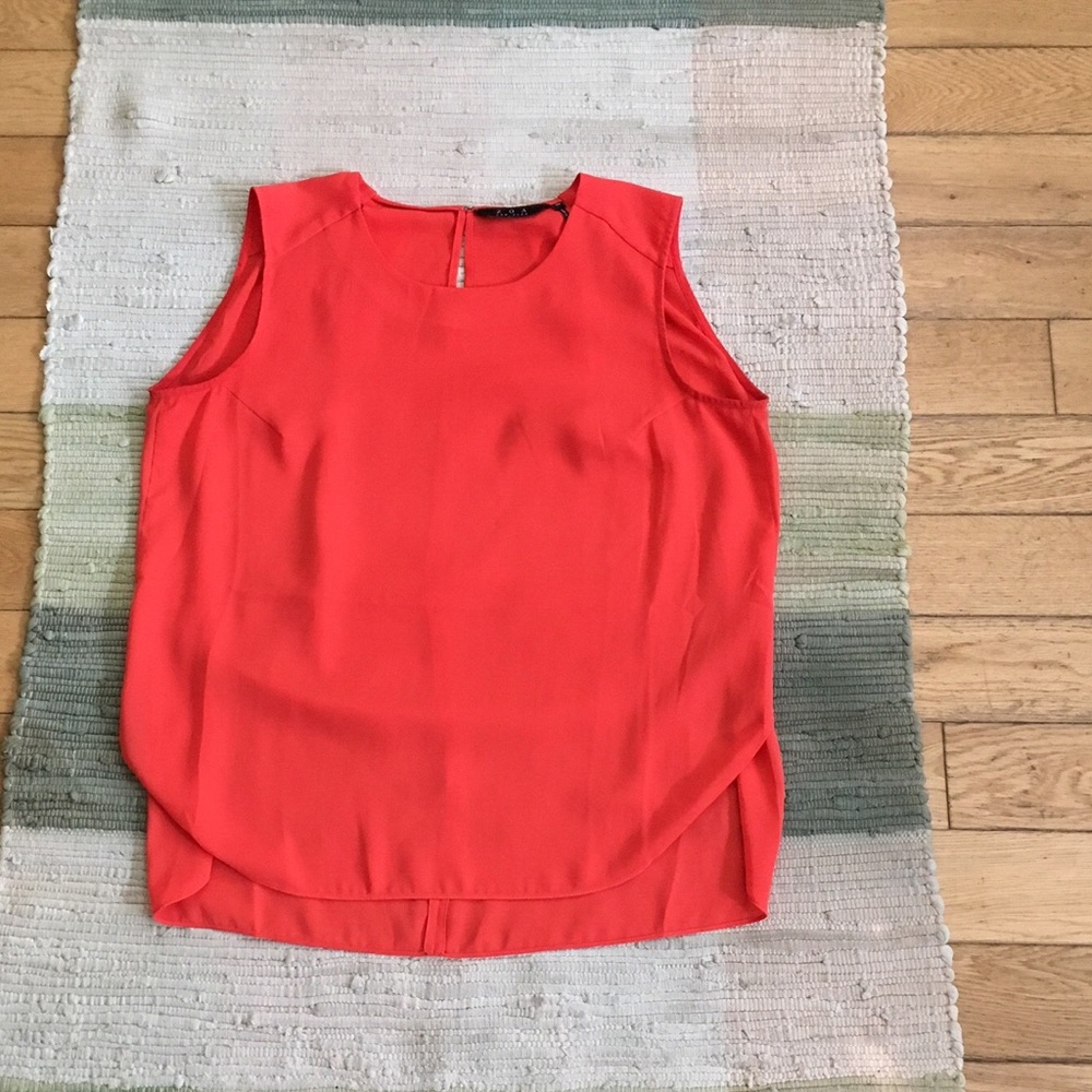 ZOA  [ New York ] Sleeveless Flowy  Blouse