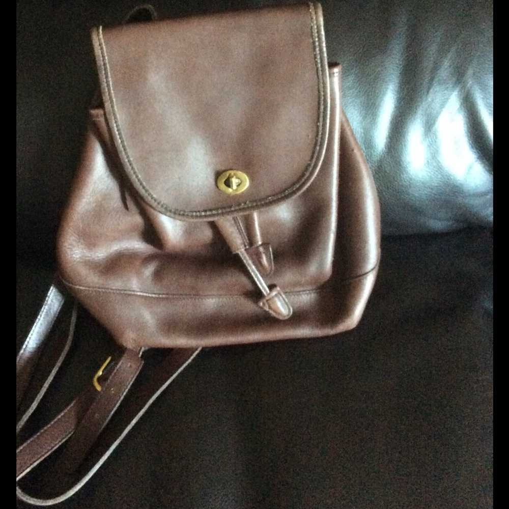 Vintage Coach book bag style purse