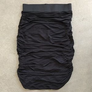 H&M silky long pencil skirt