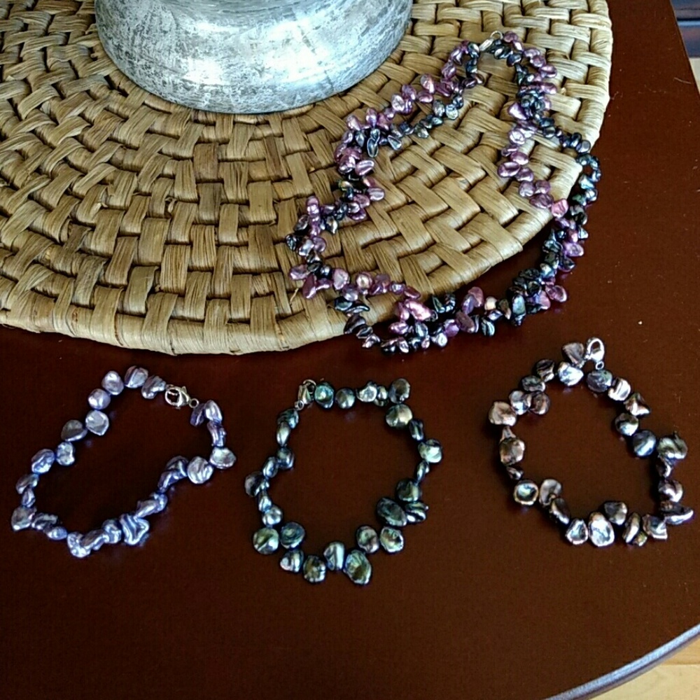 Honora bracelets and necklace