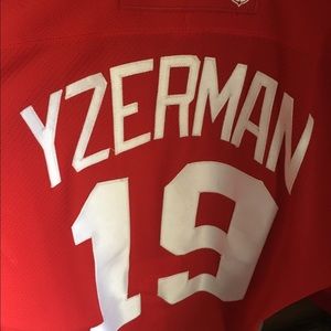 Authentic Steve Yzermam Jersey