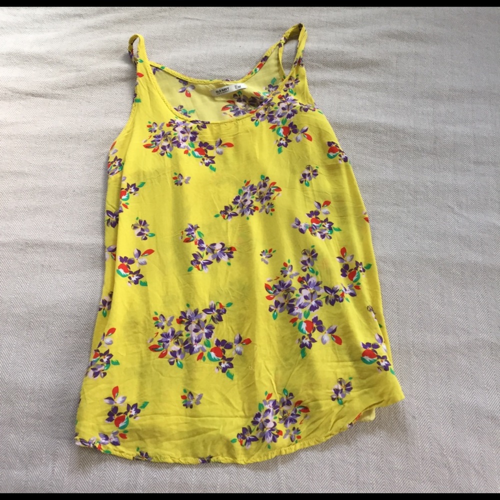 Bright colored tank top