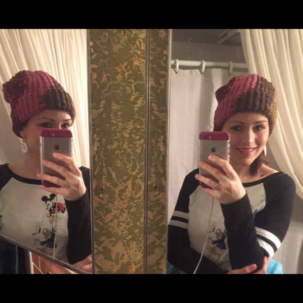 Brand new multi color handmade hat
