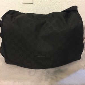 Authentic Gucci Diaper Bag with changing pad