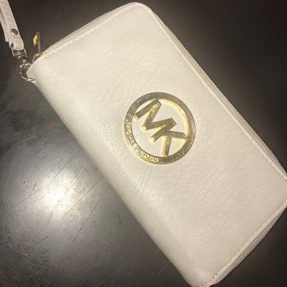 Authentic MK Gray Wallet