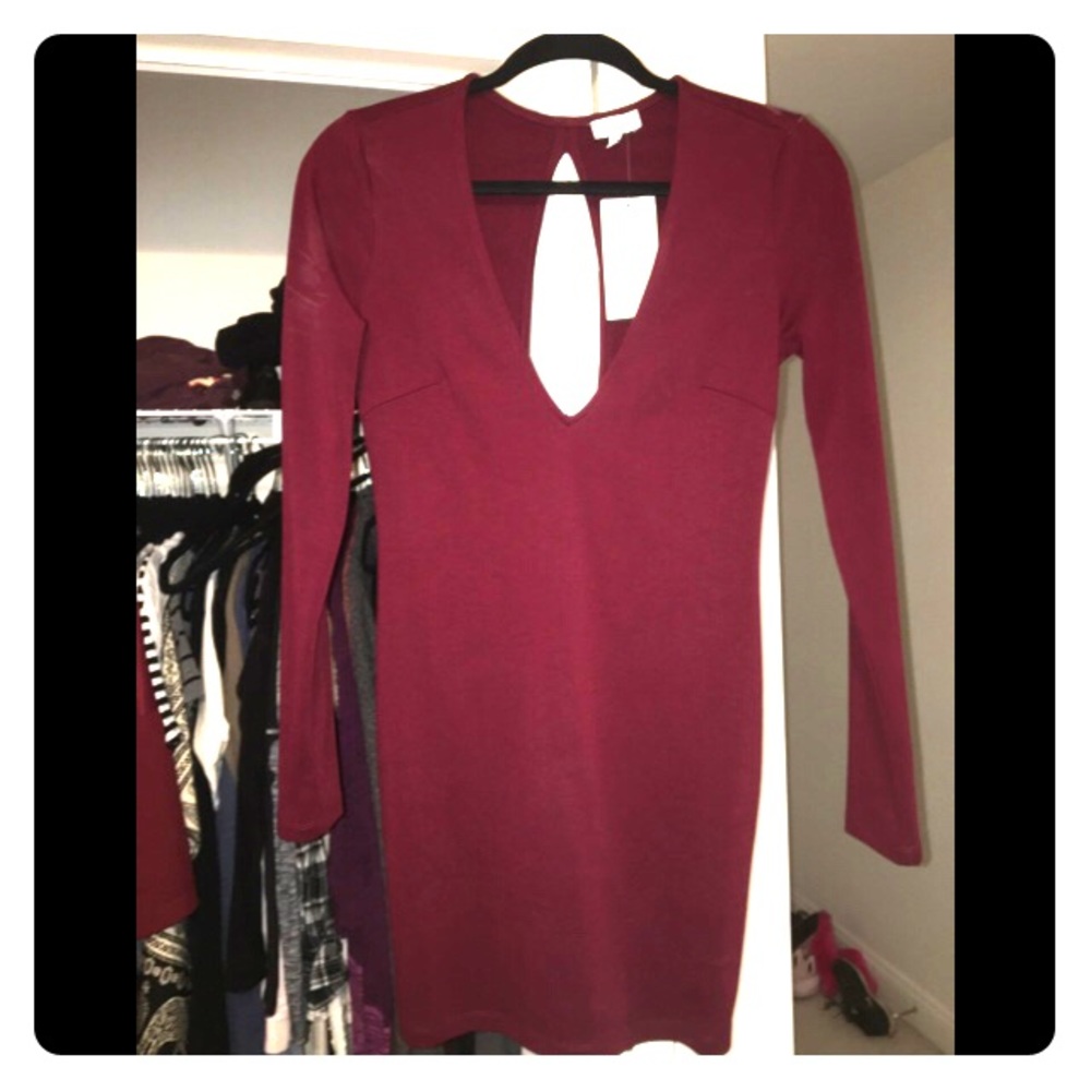 Tobi Plunge Minidress