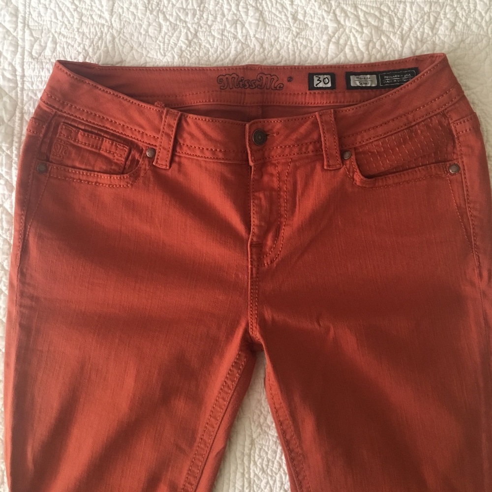 Rust colored Jeans