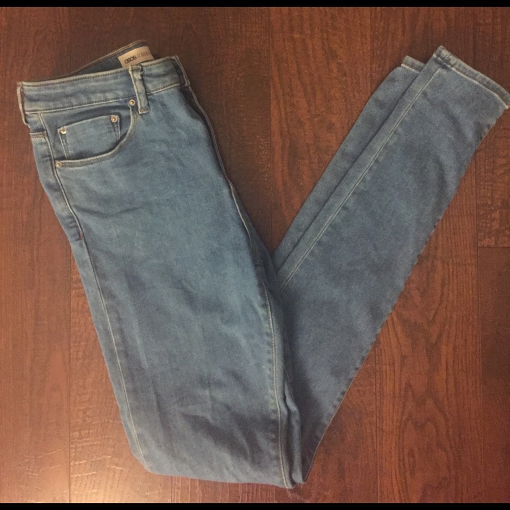 ASOS Tall High Waisted Skinny Jeans