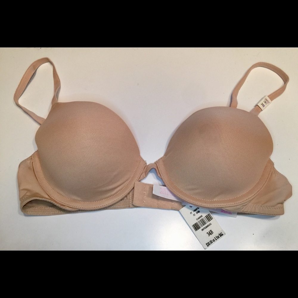 Pink Victoria secret beige Bra 34B