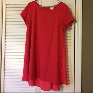 Umgee Tomato Red Shift Dress