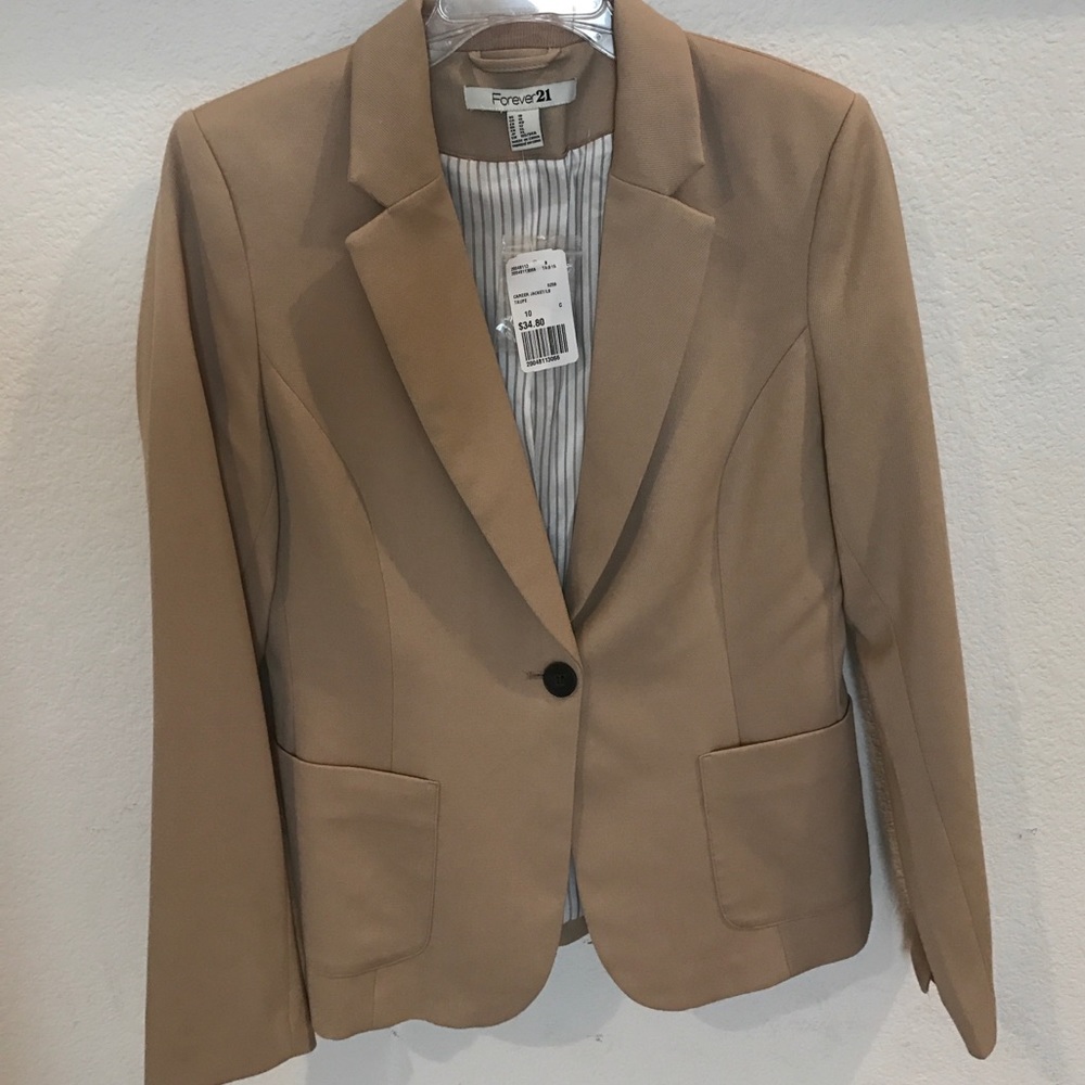 Forever 21 Career Jacket size 10 NWT