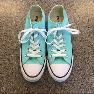 New Turquoise Converse Sneakers