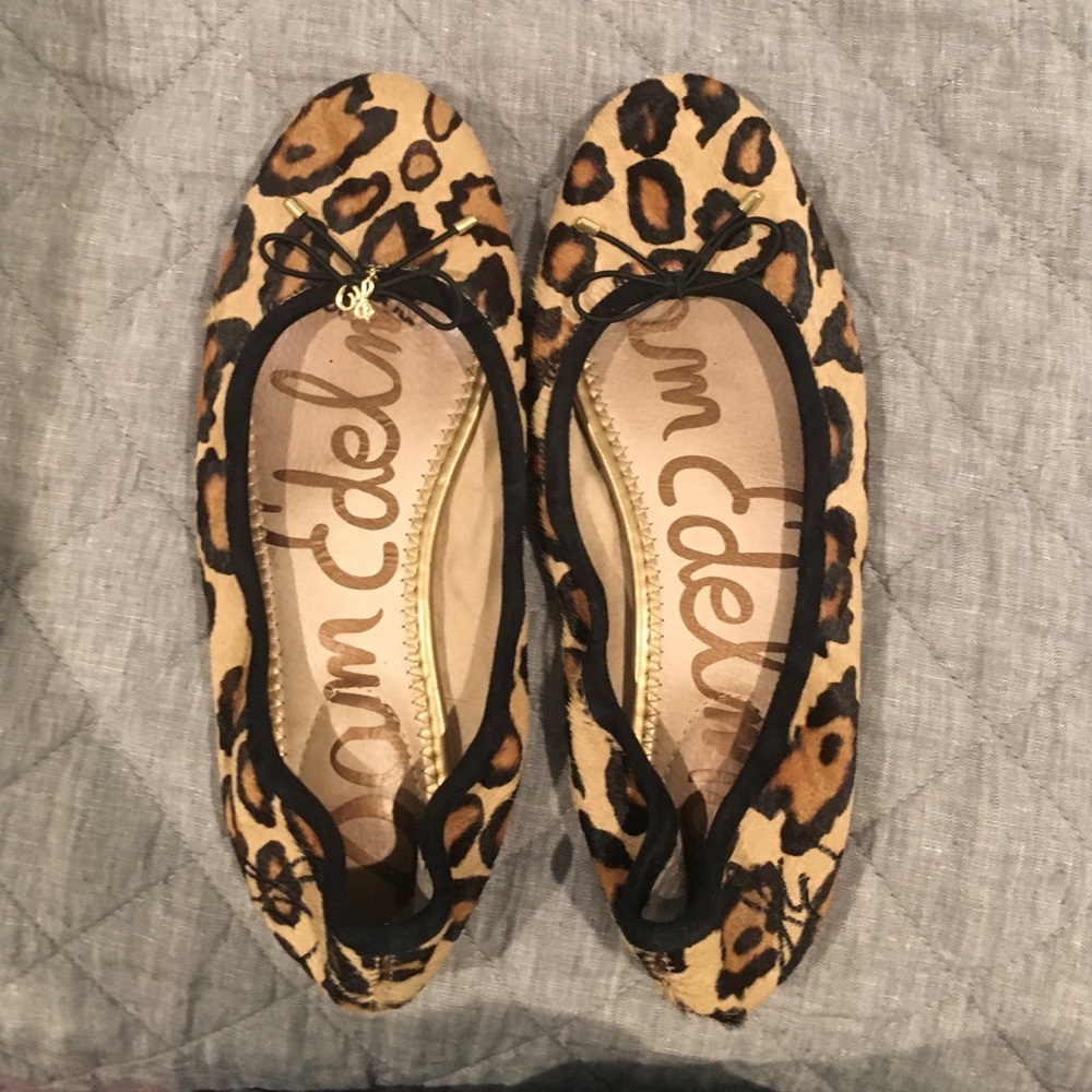 sam edelman leopard flats