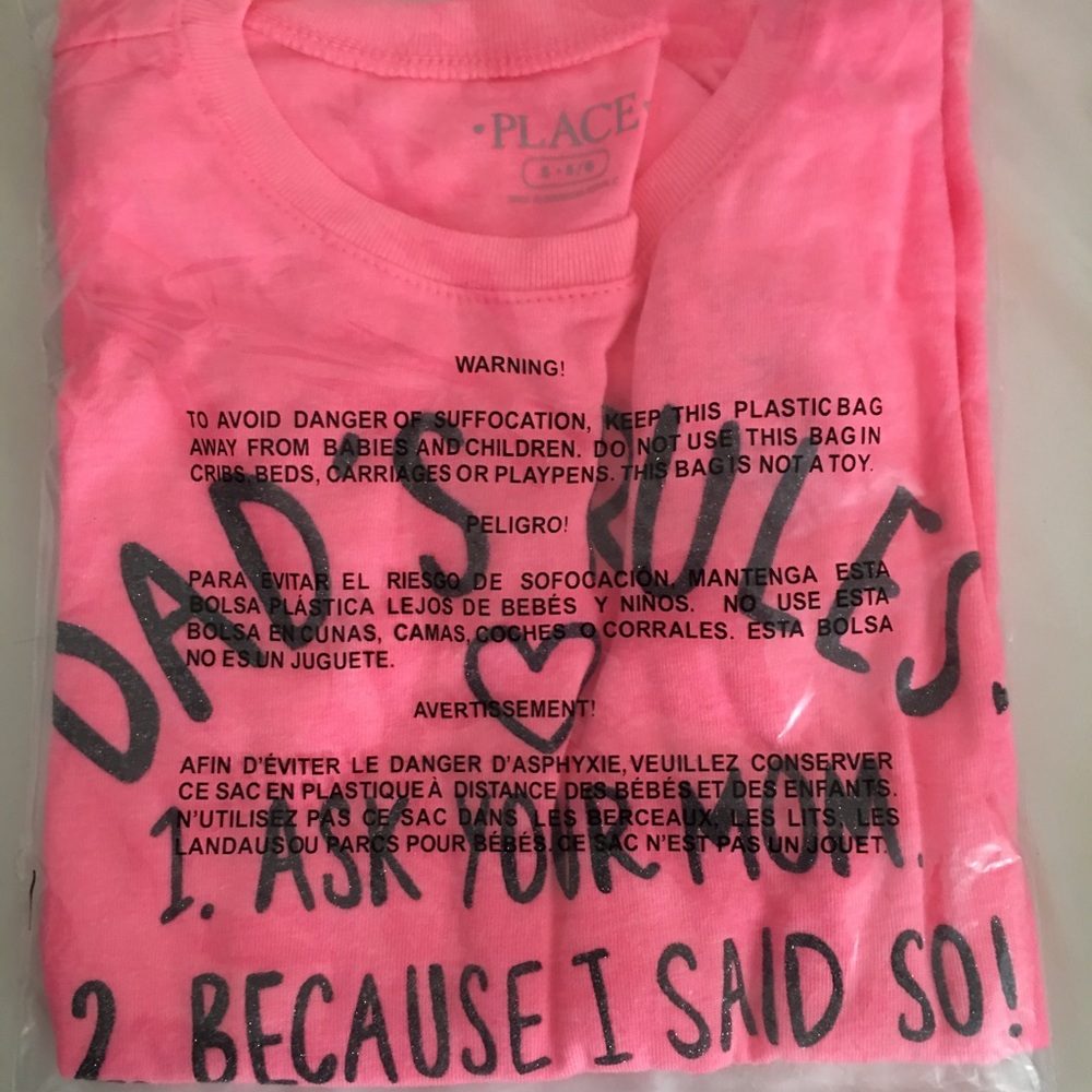 Children's place long sleeve pink shirt