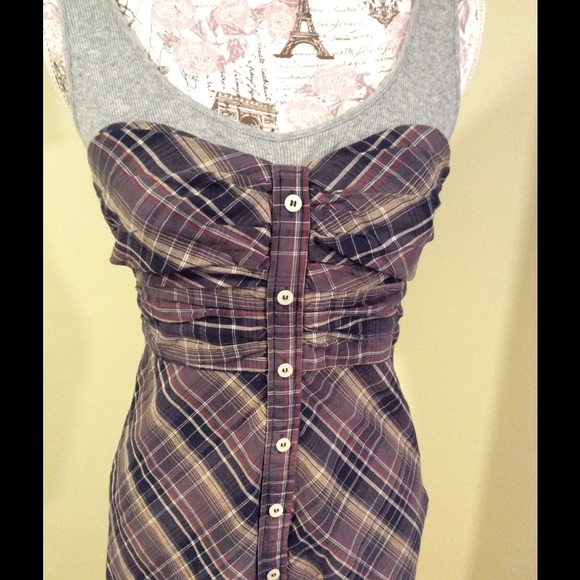 ❤️SOLD❤️🌻 FREE PEOPLE Cotton Tank Striped Dress - Picture 2 of 4