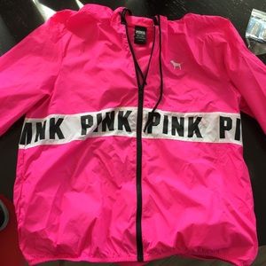 Pink wind breaker