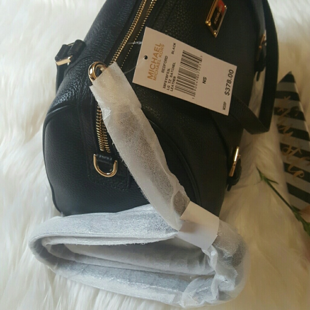 Final ⬇HPNWT*Michael Kors  Bedford Satchel - Picture 2 of 7