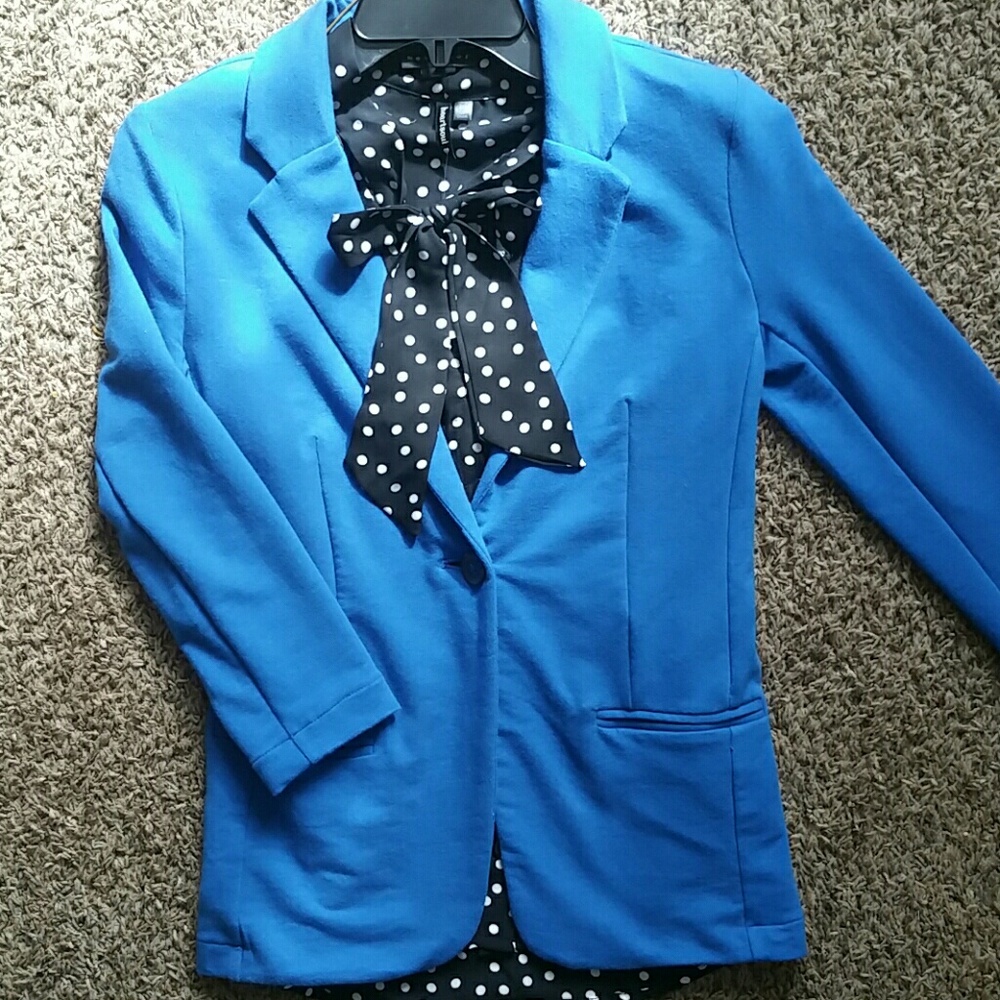 Cobalt blue blazer