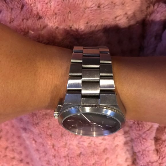 Michael Kors matte silver watch main image 5