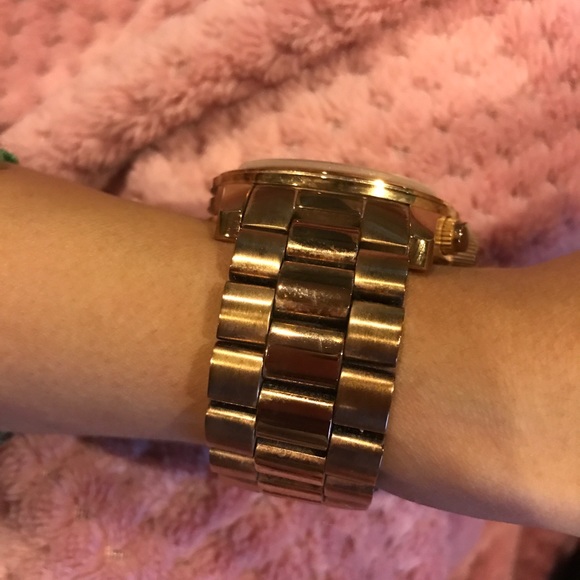 Rose gold Michael Kors watch