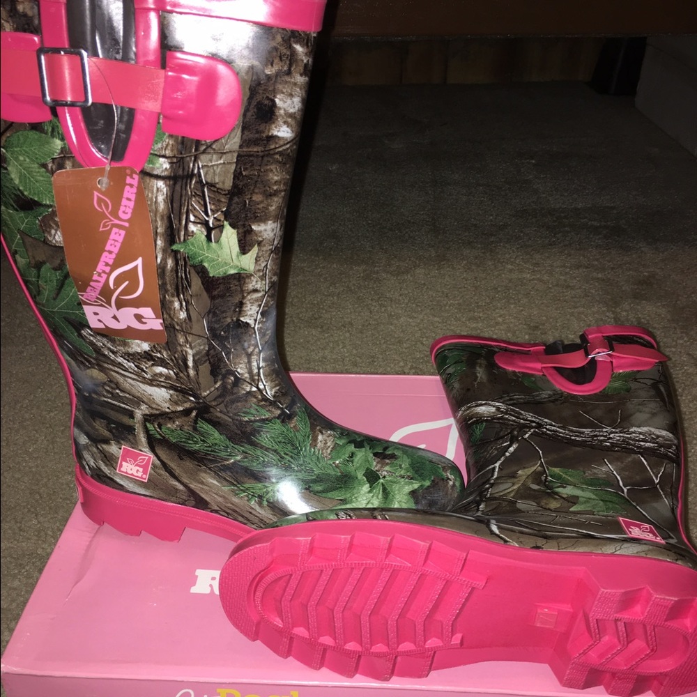 Realtree Girl Camo Rain boots