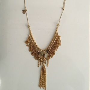 Alex and Ani expandable gold necklace