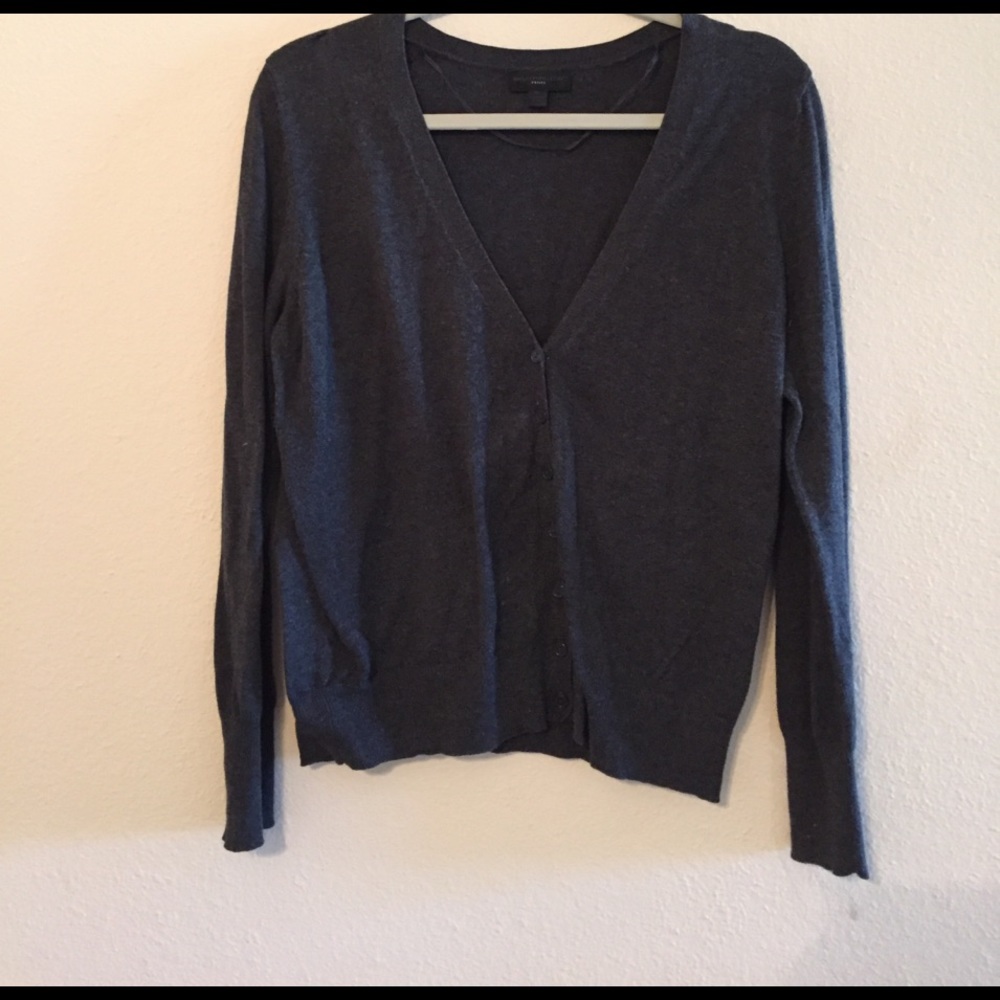 Charcoal gray cardigan