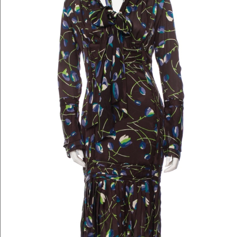 Tuleh gorgeous silk dress