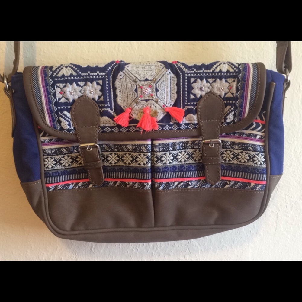 Greek hand made embroidered bag