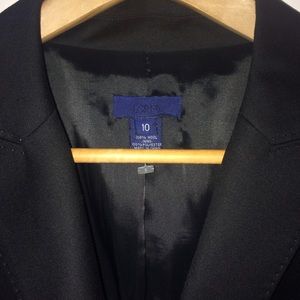 Women's Dark Navy Wool Blazer