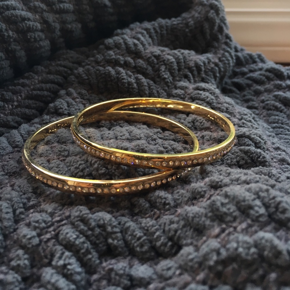 Kate Spade "all that glitters bangle set of  two