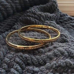 Kate Spade "all that glitters bangle set of  two