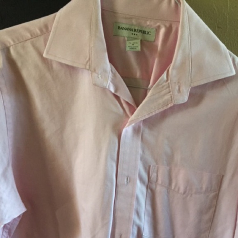 Long sleeve dress shirt pink