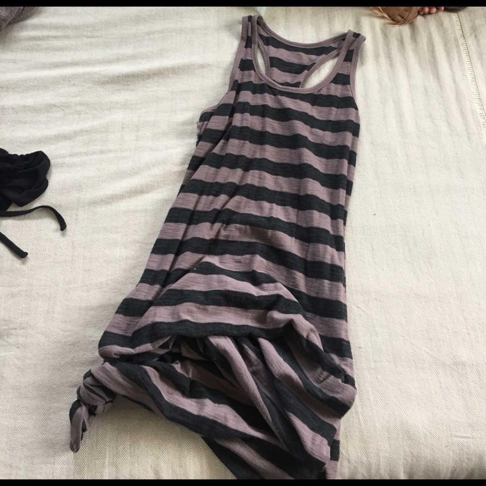 Striped maxi dress