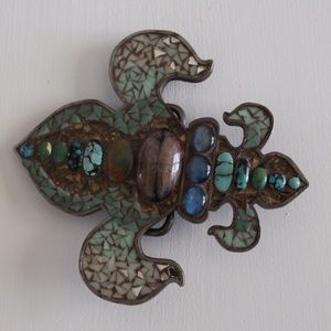 Paul Pearman Fine Art - Fleur de Lis Belt Buckle