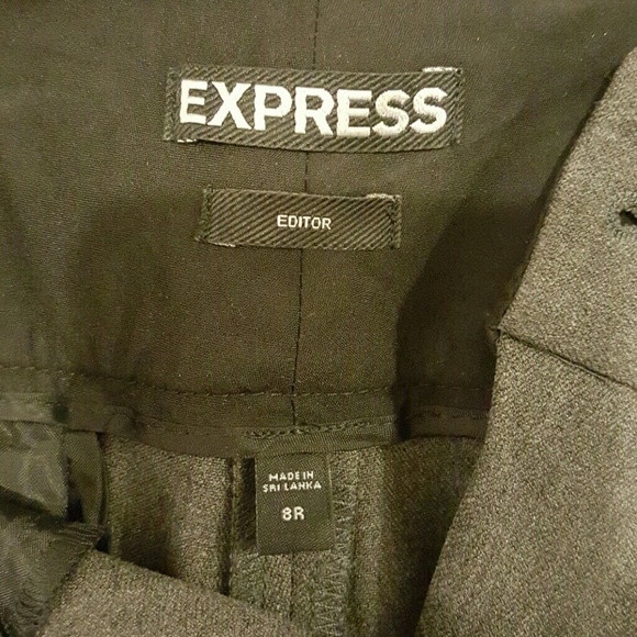 Express Editor Pants 8R Gray - Picture 3 of 4