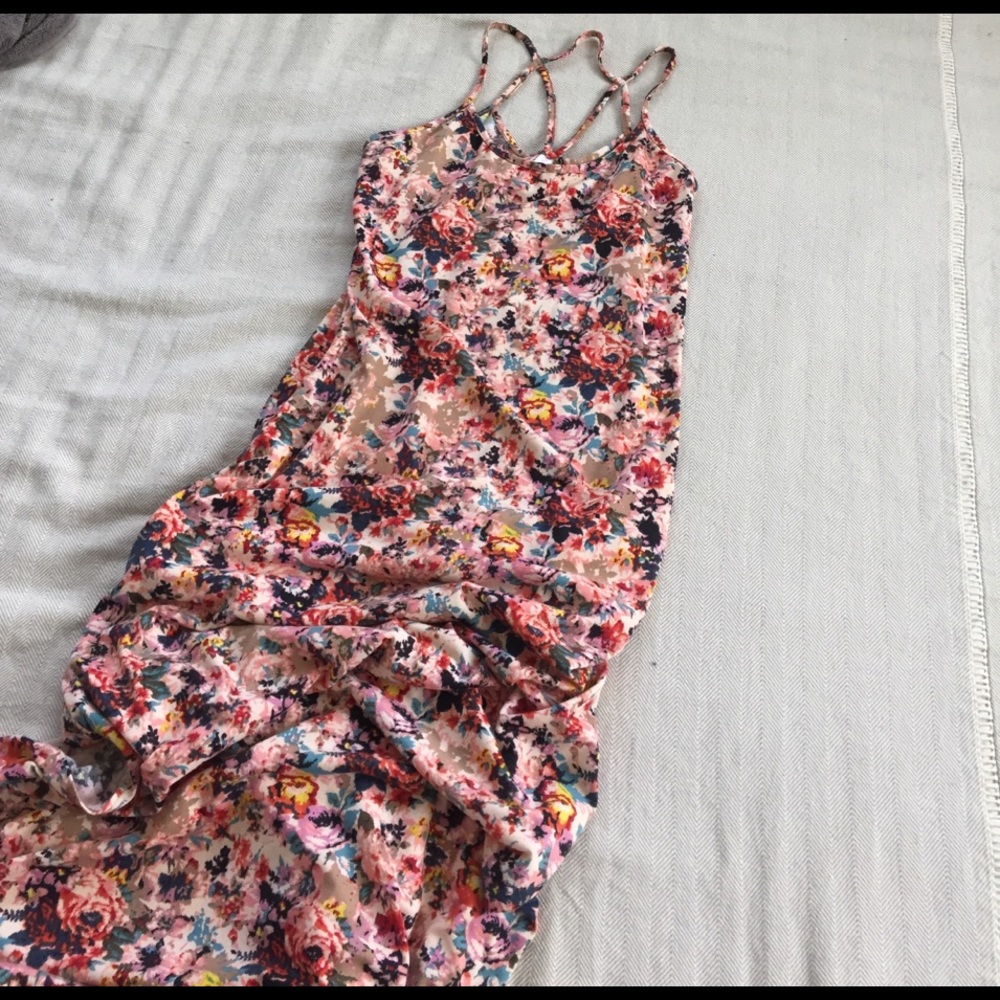 Floral maxi dress